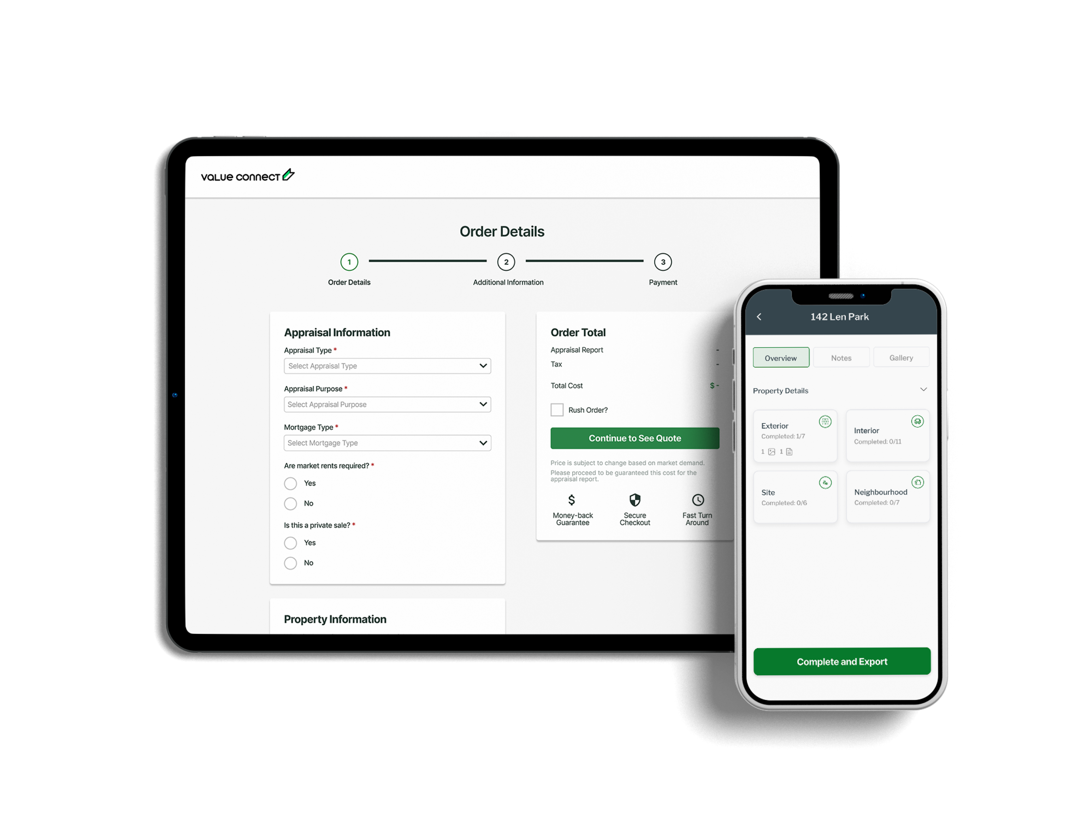 Fast And Accurate Appraisal Reports Value Connect Inc